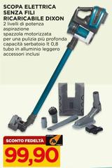 Dixon - Scopa Elettrica Senza Fili Ricaricabile