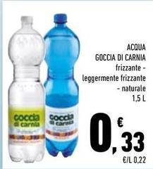 Goccia di carnia - Acqua