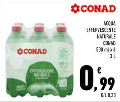 Conad - Acqua Effervescente Naturale