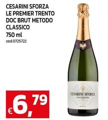 La cesarina - Sforza Le Premier Trento DOC Brut Metodo Classico