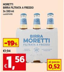 Moretti - Birra Filtrata A Freddo