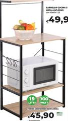 Germanica - Carrello Cucina 3 Metal/Olegono