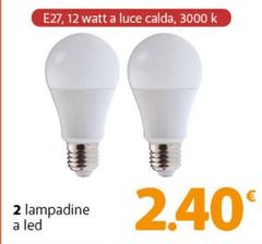 Luce - 2 Lampadine A Led