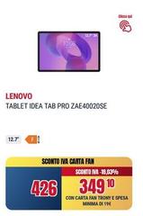 Lenovo - Tablet Idea Tab Pro ZAE40020SE