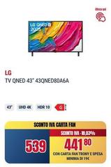 LG - Tv Qned 43 43qned80a6a