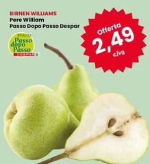 Despar - Birnen Williams Pere Passo Dopo Passo