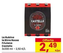 Castello - La Rubina La Birra Rossa Friulana