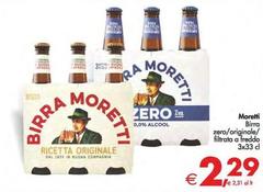 Moretti - Birra Zero/Original/ Filtrata A Freddo