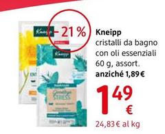 Kneipp - Cristalli Da Bagno Con Oli Essenziali 60 G, Assort.