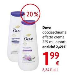 Dove - Doccia Schiuma Effetto Crema  225 Ml, Assort.