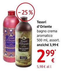 Tesori D'Oriente - Bagno Crema Aromatico Dal Profumo Intenso 500 Ml, Assort.