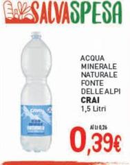 Crai - Acqua Minerale Naturale Fonte Delle Alpi