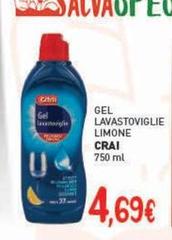Crai - Gel Lavastoviglie Limone