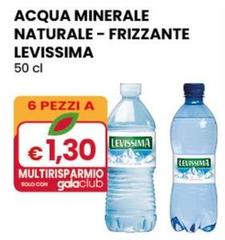 Levissima - Acqua Minerale Naturale-Frizzante 50 Cl