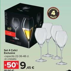 Set 4 Calici Exclusive