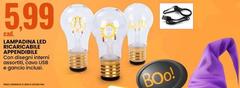 Lampadina Led Ricaricabile Appendibile 