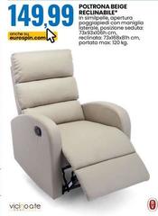 Max - Poltrona Beige