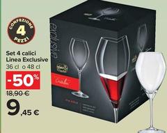 Linea - Set 4 Calici  Exclusive