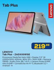 Lenovo - Tab Plus - Zadx0091se