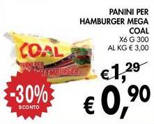 Coal - Panini Per Hamburger Mega