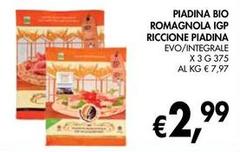 Riccione piadina - Piadina Bio Romagnola IGP
