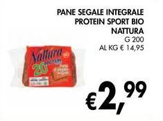 Nattura - Pane Segale Integrale Protein Sport Bio