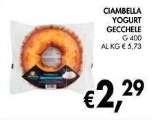 Gecchele - Ciambella Yogurt