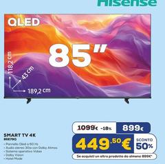Hisense - Smart Tv 4K 85E79Q