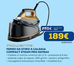 Rowenta - Ferro Da Stiro A Caldaia Compact Steam Pro DG7644