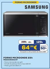 Samsung - Forno Microonde 23lt MG2AK3515AS/ET