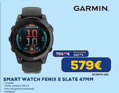 Garmin - Smart Watch Fenix E Slate 47mm