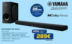 Yamaha - Soundbar Sr-b40a
