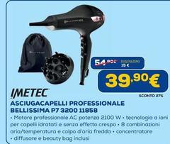 Imetec - Asciugacapelli Professionale Bellissima P7 3200 11858