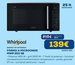Whirlpool - Forno A Microonde Mwp 253 Sb