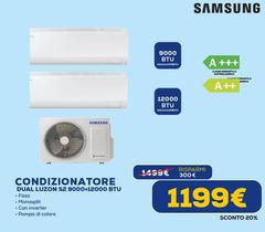 Samsung - Condizionatore Dual Luzon S2 8000+12000 Btu