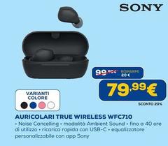 Sony - Auricolari True Wireless WFC710