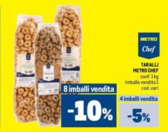 Chef - Metro  Taralli