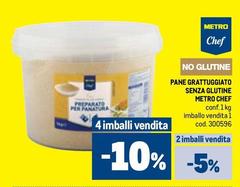 Metro chef - Pane Grattuggiato Senza Glutine