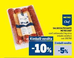 Metro chef - Salsiccia Piccante