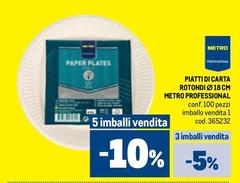 Piatti Di Carta Rotondo