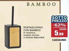 Portascopino Con Bamboo
