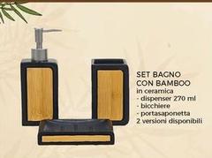 Set Bagno Con Bamboo