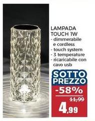 Lampada Touch 1w