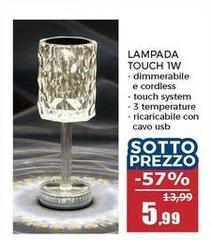 Lampada Touch 1w