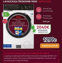 Aeg - Lavasciuga Ökokombi 9000 LWR9C16AB