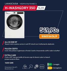 Hoover - Lavasciuga H3DPS4746TAMB5-S H-Wash&Dry 350 Slim