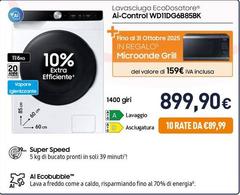 Samsung - Lavasciuga Ecodosatore Ai-Control WD11DG6B85BK
