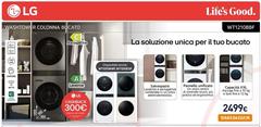 LG - WashTower WT1210BBF Colonna Bucato 12/10kg AI DD, Classe A-10%/A+++, Pannello Unificato