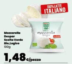 Despar - Mozzarella Scelta Verde Bio, Logico