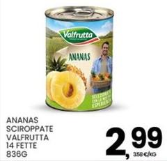 Valfrutta - Ananas Sciroppate 14 Fette